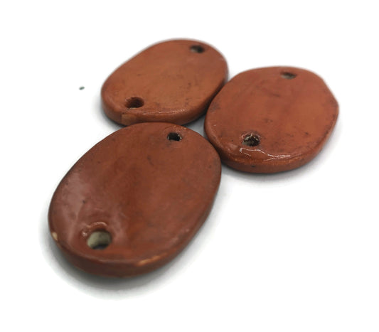 Clay Charms, Set of 3 Necklace Pendant For Jewelry Making, Unique Pendant Handmade Geometric Pendant For Ceramic Jewelry, Most Sold Items - Ceramica Ana Rafael