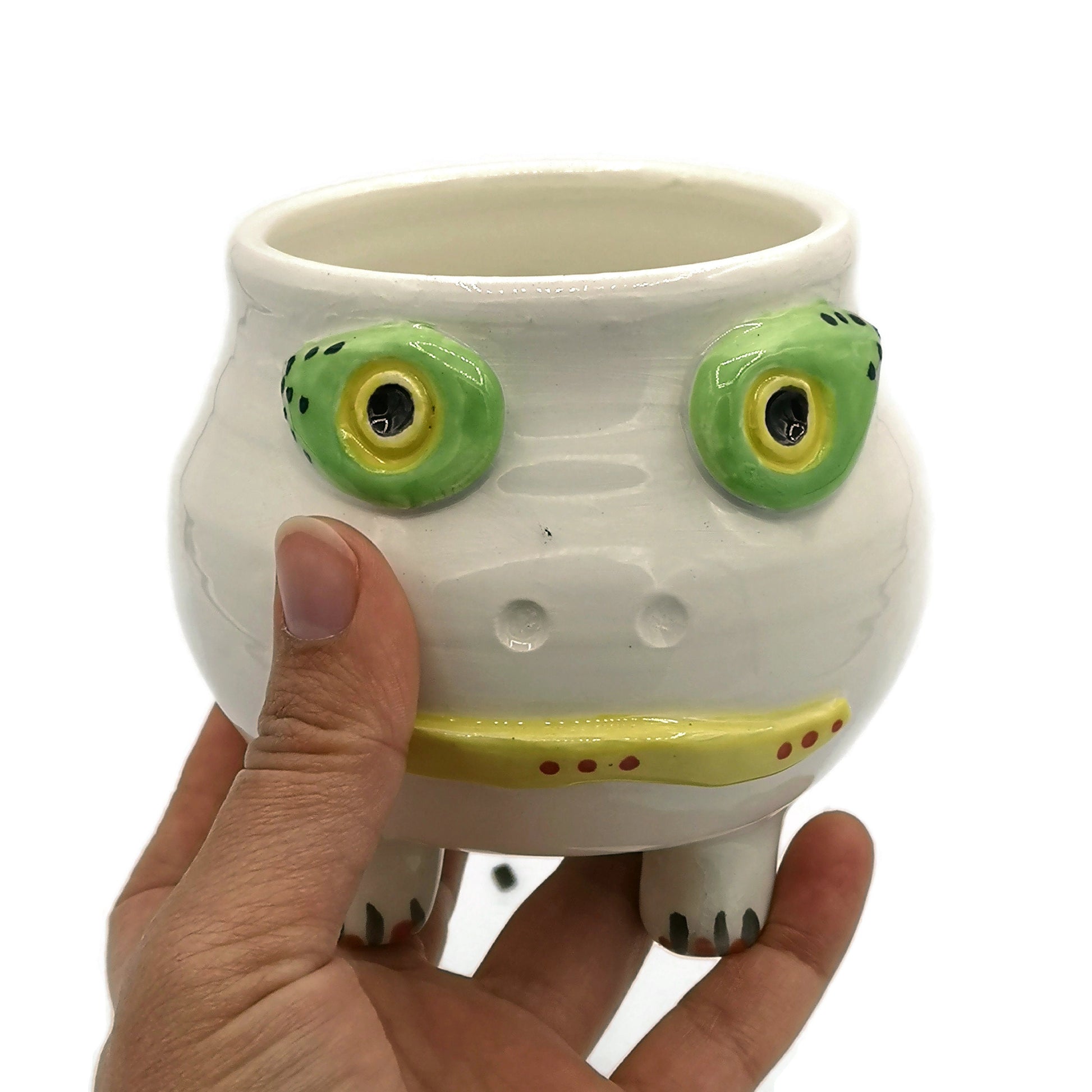 FACE PLANTER POT, Cute Planter, Modern Unique Hanging Head Planter, Indoor Ceramic Vase Planter House Warming Gifts, Funny Plant Holder - Ceramica Ana Rafael