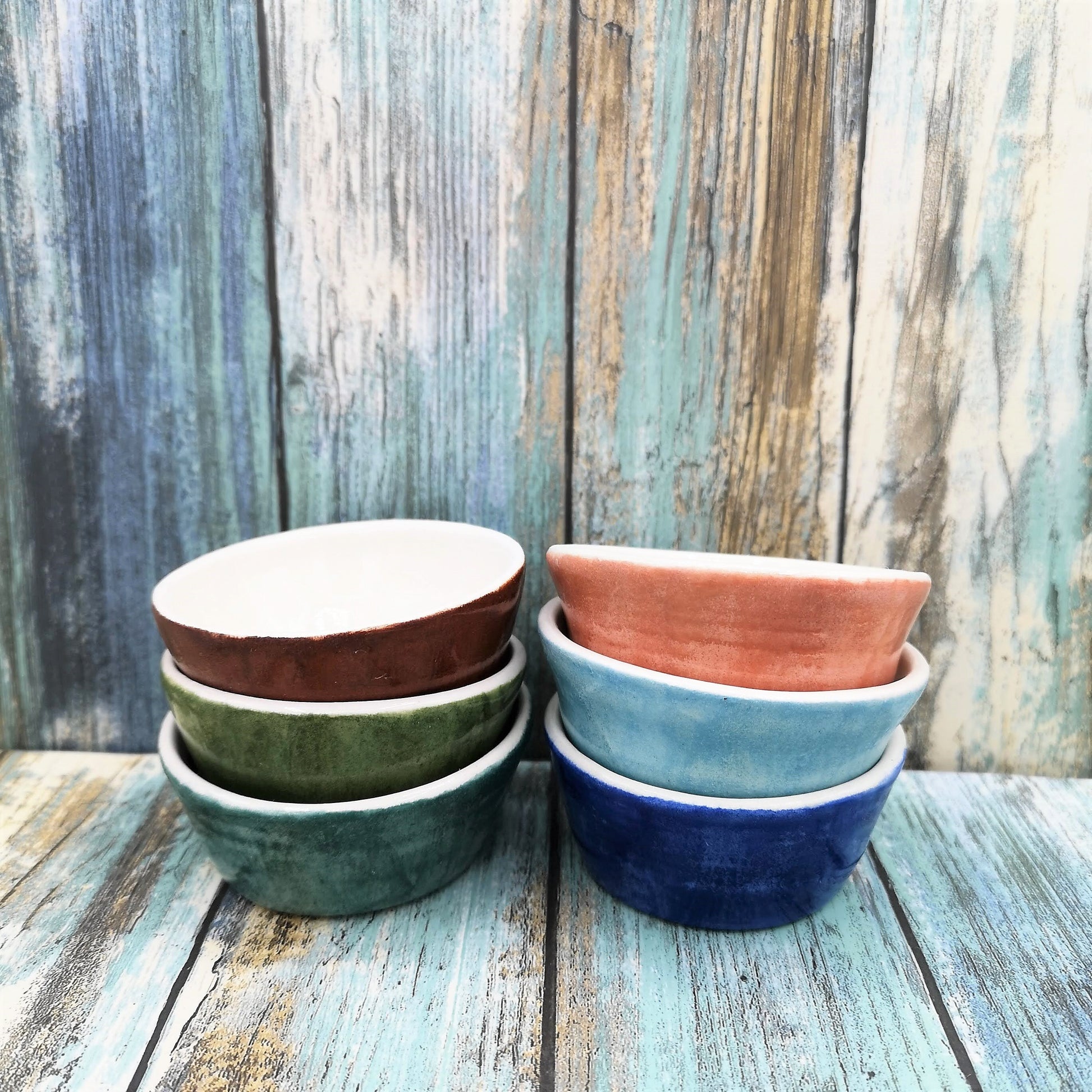 Small Ceramic Bowl Set Of 6, Serving Bowl, Unique Small Sauces Bowls To Serve Small Things, Decorative Bowl Housewarming Gift For New Home - Ceramica Ana Rafael