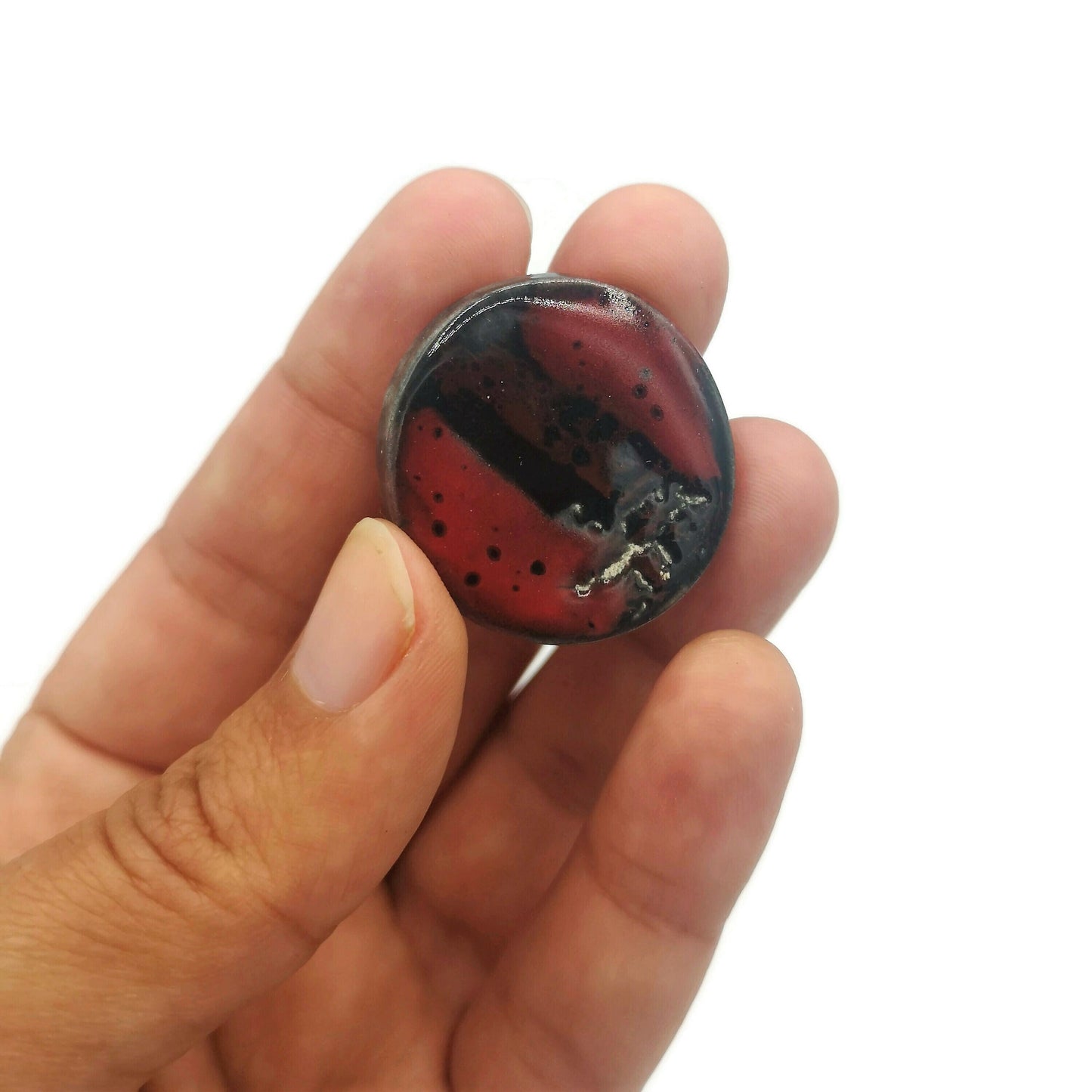 Ceramic Jewelry Brooch Pin For Women, Mothers Day Gift For Grandma, Broach Best Gifts For Her, Mom Birthday Gift From Son - Ceramica Ana Rafael