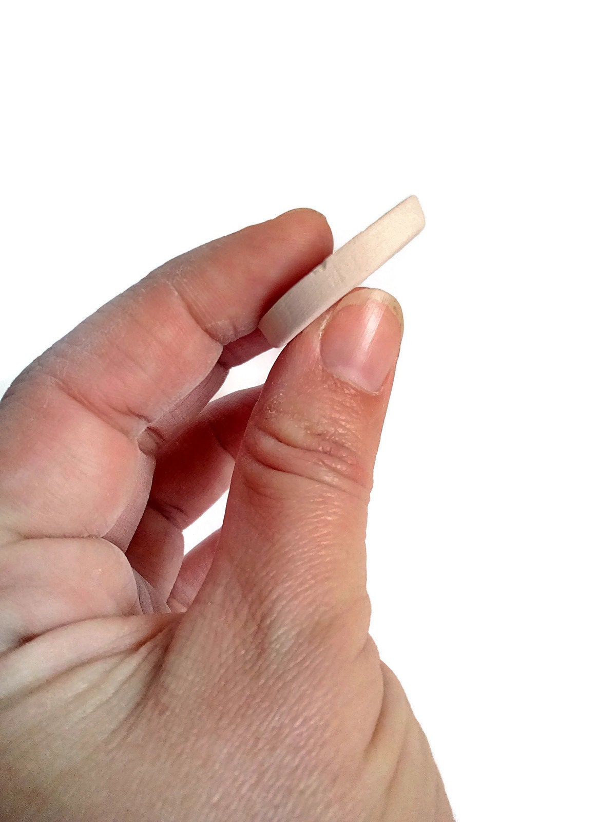 ready to paint small ceramic tiles for table, clay cabochon blanks set, handmade ceramic bisque, round mosaic tiles - Ceramica Ana Rafael