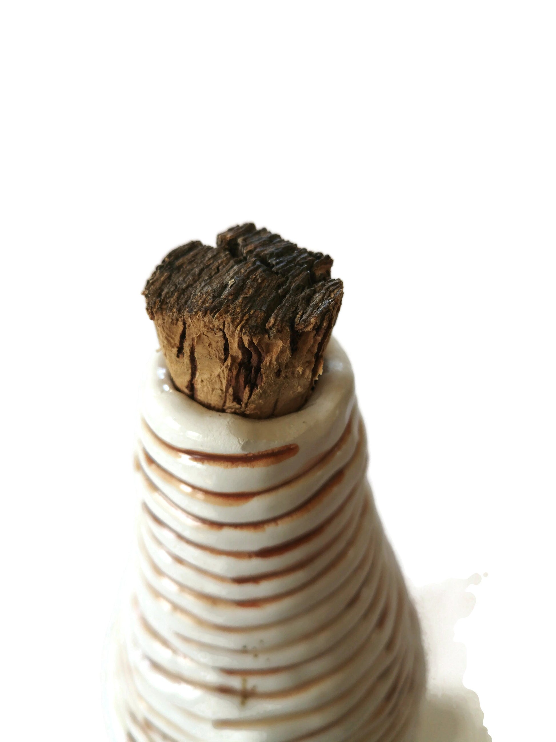CERAMIC BOTTLES, DECORATIVE Bottles With Cork Stopper, Handmade Host Gift For Mom with Antique Look - Ceramica Ana Rafael