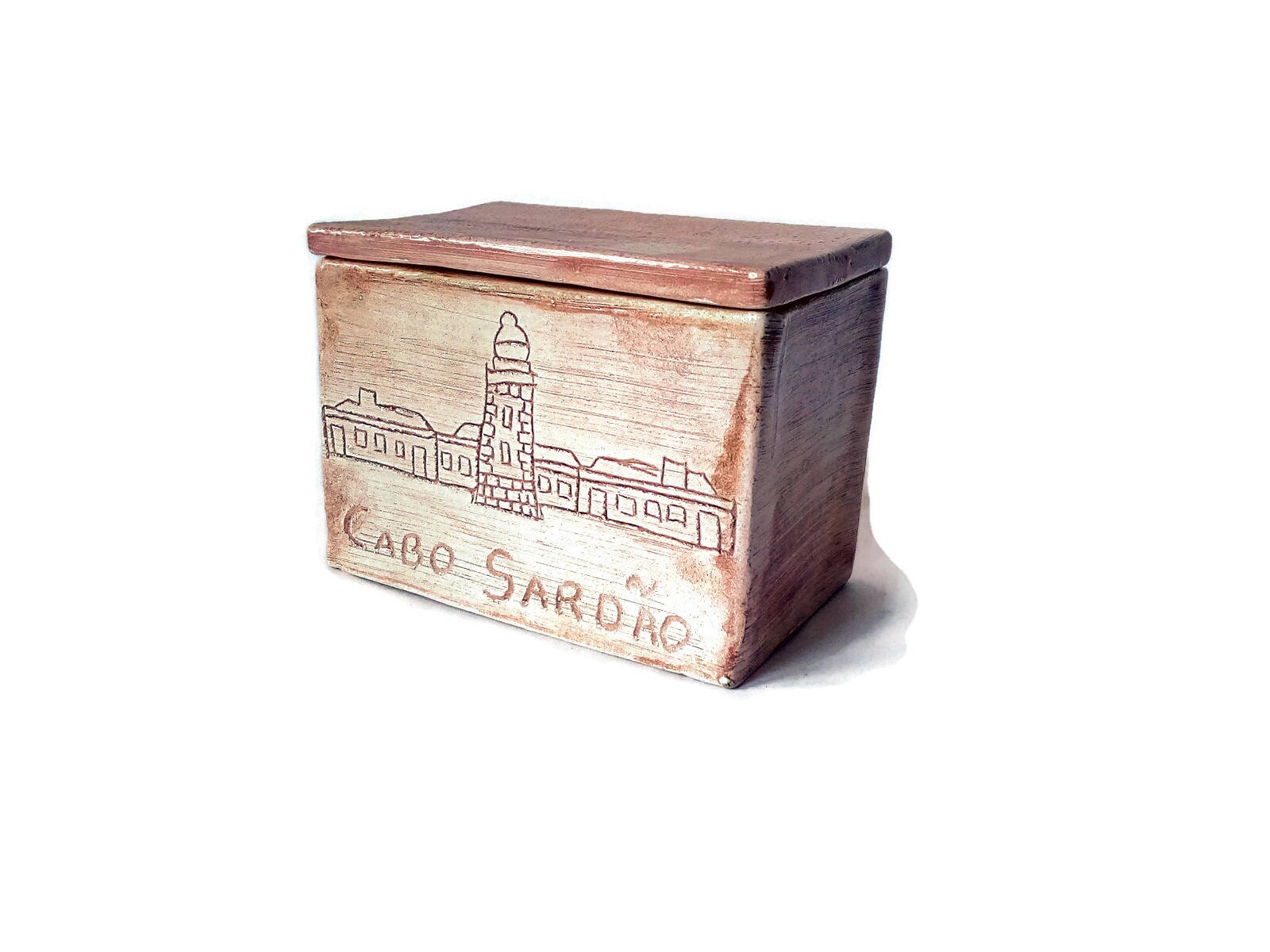 Small Jewelry Box With Lighthouse Decor for Men Christmas Gifts, Office Desk Accessories For Women, Birthday Gifts for Boyfriend - Ceramica Ana Rafael