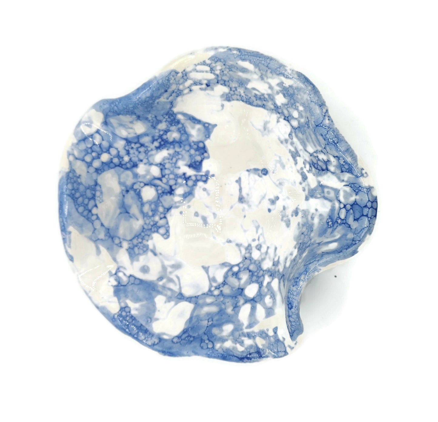 CERAMIC TRINKET DISH, Small Ceramic Bowl Irregular Shape, Clay Soap Dish For Soap Bar - Ceramica Ana Rafael