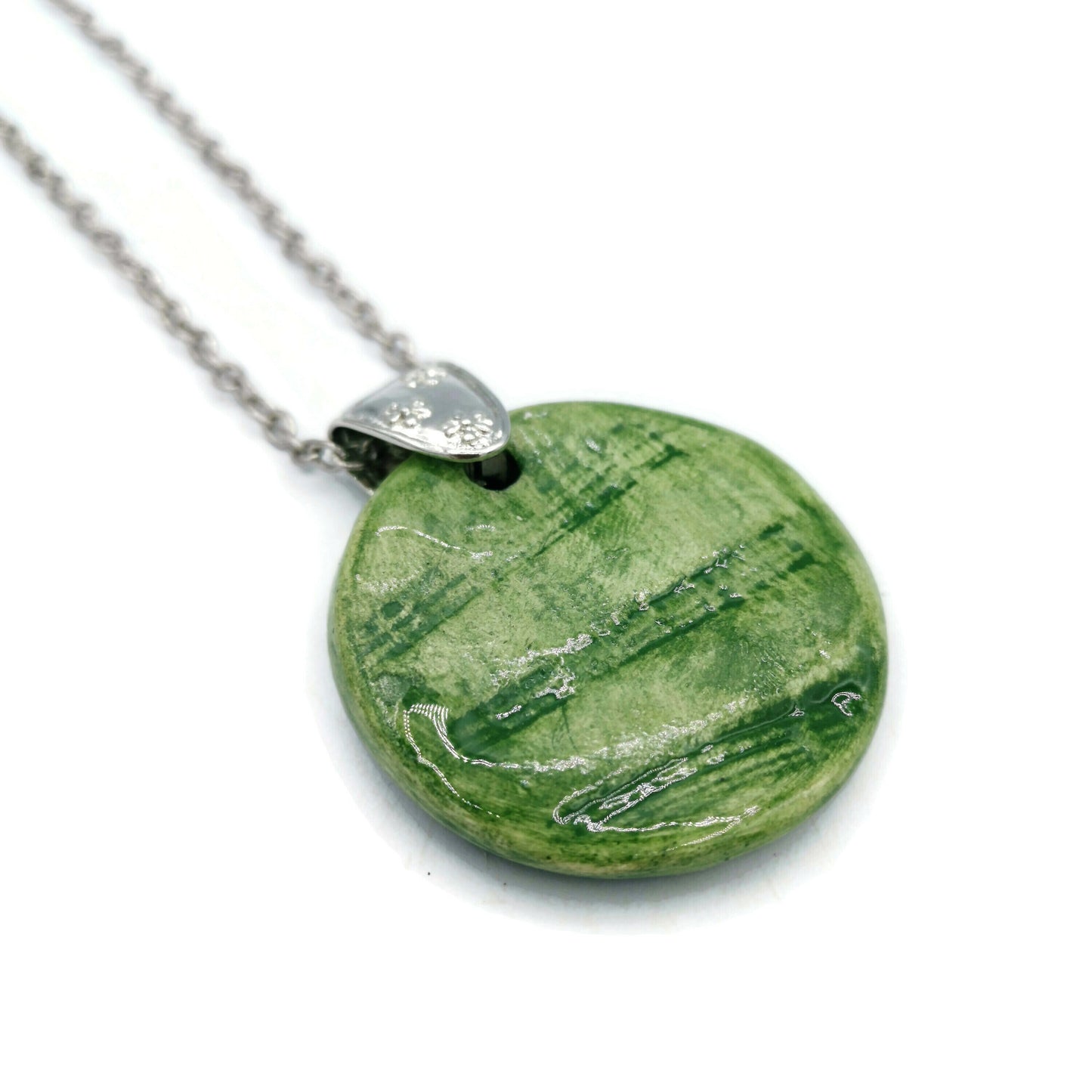 Short Necklace Pendant for Women, Aesthetic Best Jewelry Gifts For Her, Mom Birthday Gift From Daughter - Ceramica Ana Rafael