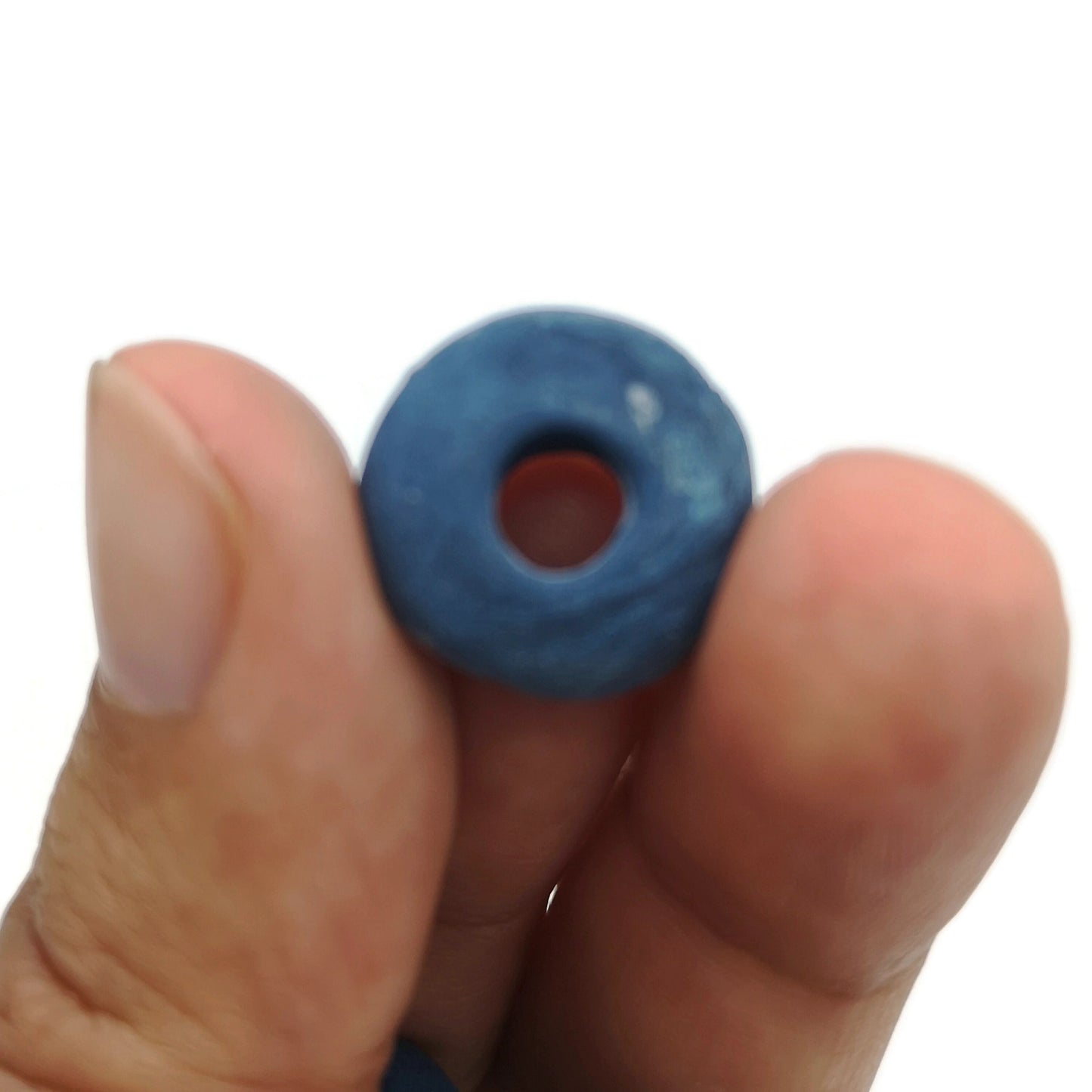 CERAMIC TUBE BEADS, Macrame Beads, Clay Spacer Beads, Set of 8 Craft Beads For Jewerlry Making, Long Tube Beads With Large Hole - Ceramica Ana Rafael