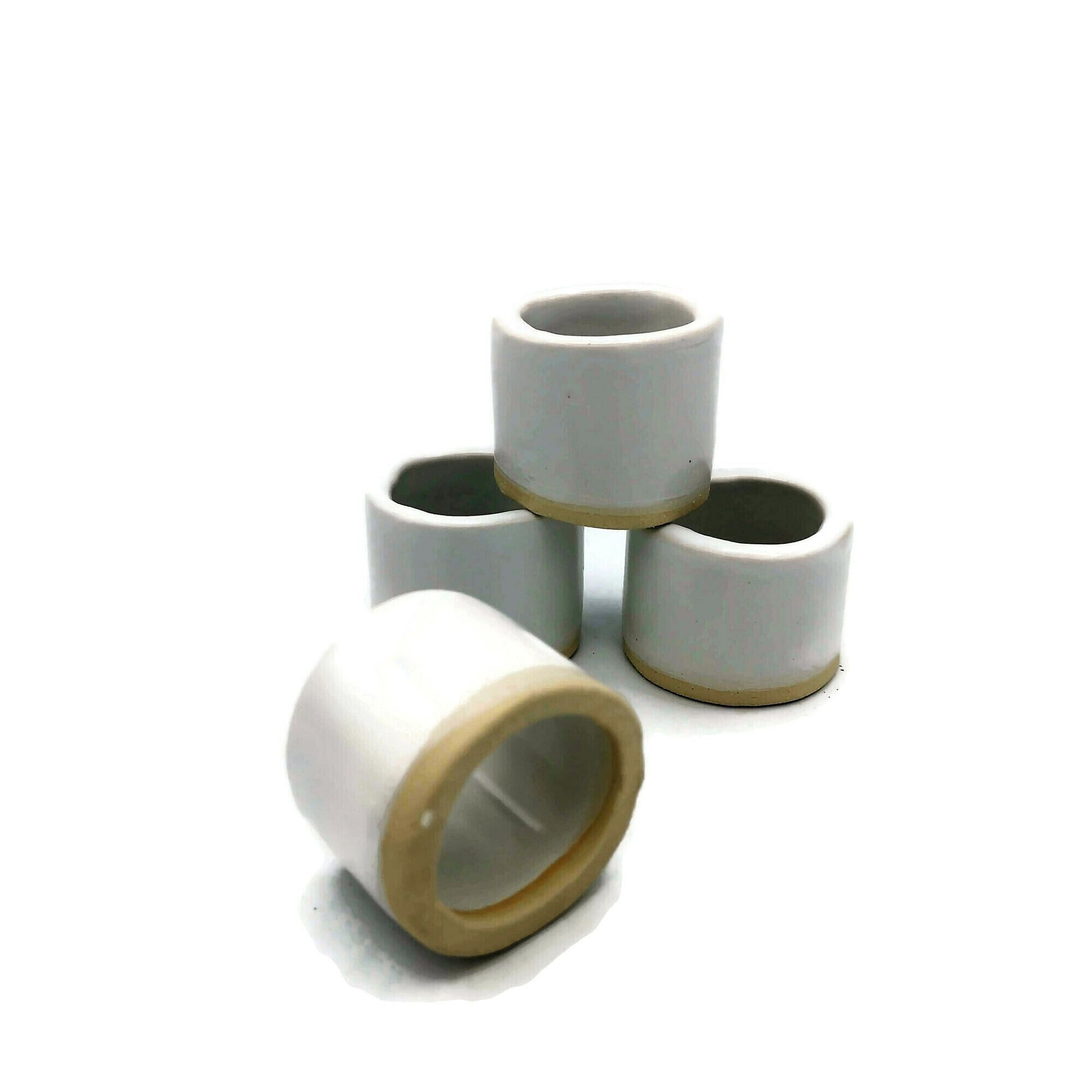 LARGE TUBE BEADS, 1 Pc Unique Clay Beads For Macrame, 35mm Long Ceramic Beads, Decorative Craft Beads With Large Hole 30mm - Ceramica Ana Rafael