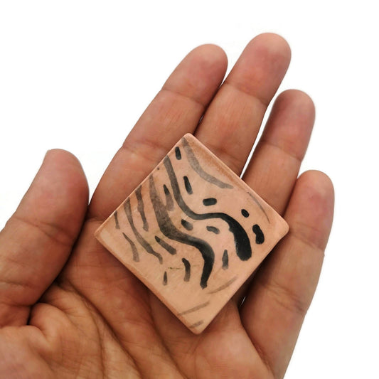 Broach Pin For Women Handmade Ceramic Jewelry Mothers Day Gift For Grandma, Sophisticated Best Gift For Her, Mom Birthday Gift From Daughter - Ceramica Ana Rafael