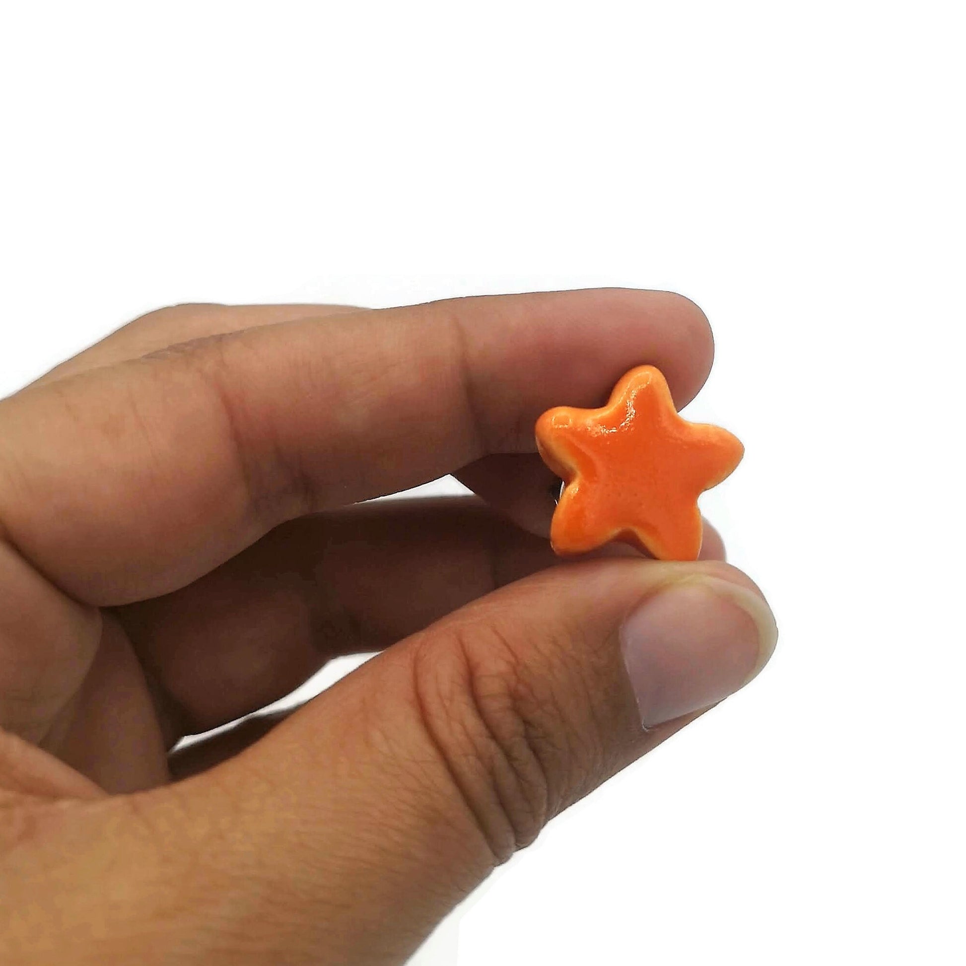 CELESTIAL EARRINGS, CLAY Stud Earrings, Designer Earrings, Star Earrings, Easter Basket Stuffer For Teen Girl, Ceramic Earrings Minimalist - Ceramica Ana Rafael