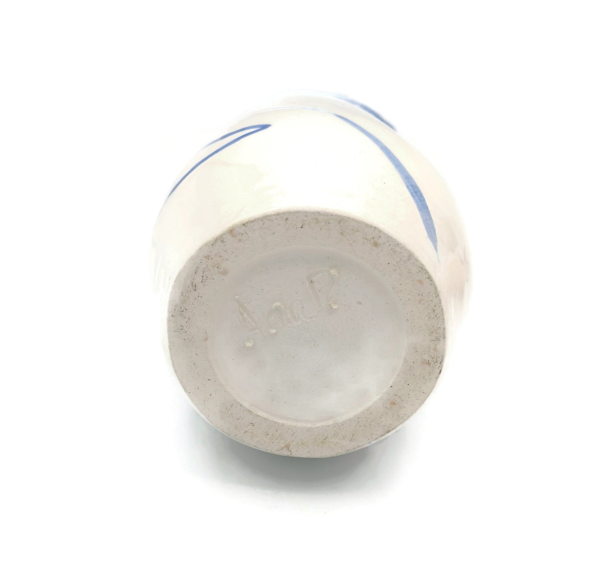 Tall Vase, Large Ceramic Sculptural Vase, 9 Years Wedding Anniversary Gift For Wife, Mom Birthday Gift From Daughter - Ceramica Ana Rafael