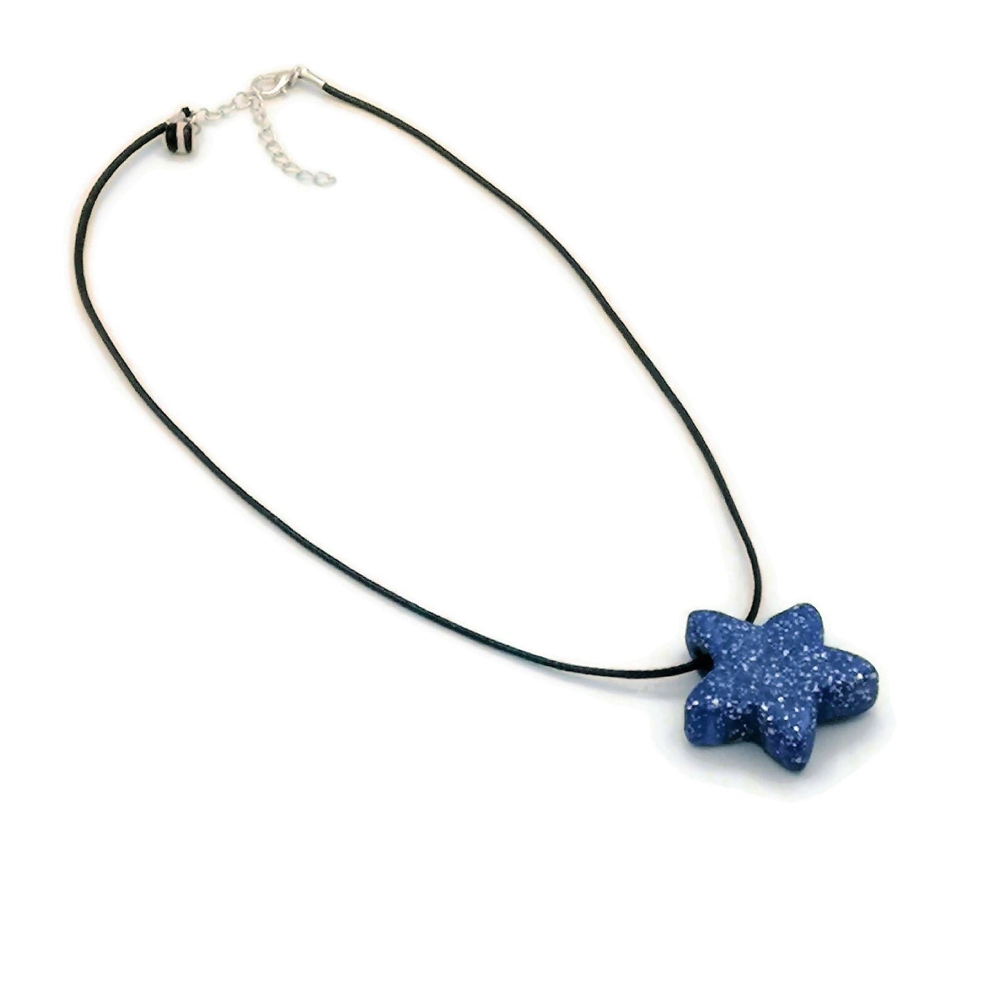 EVERYDAY NECKLACE PENDANT, Statement Star Necklace Boho Clay Necklace, Best Pendant Necklace For Her, Cute Mother Day Gift From Daughter - Ceramica Ana Rafael