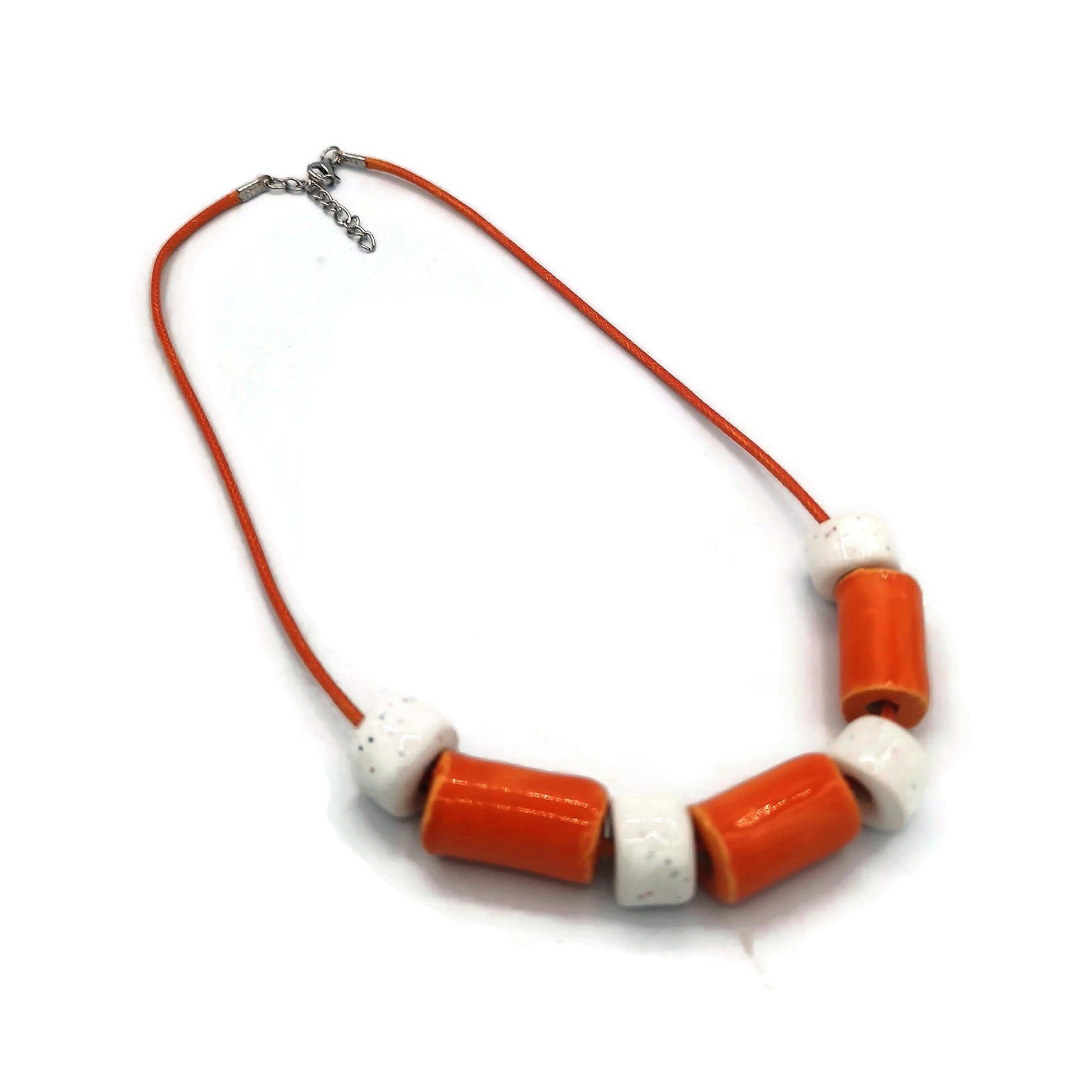 Everyday Necklace, Trendy Beaded Necklace Best Gifts For Her, Boho Statement Necklace, Colorful Aesthetic Mothers Day Gift From Daugher - Ceramica Ana Rafael