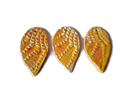 ANTIQUE CHRISTMAS ORNAMENTS, Pine Cone Art, Set of 3 Ceramic Christmas Wall Hanging Boho, Farmhouse Wall Decor, Best Sellers 2022 Handmade - Ceramica Ana Rafael