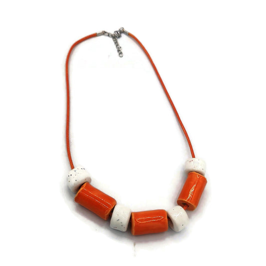 Everyday Necklace, Trendy Beaded Necklace Best Gifts For Her, Boho Statement Necklace, Colorful Aesthetic Mothers Day Gift From Daugher - Ceramica Ana Rafael
