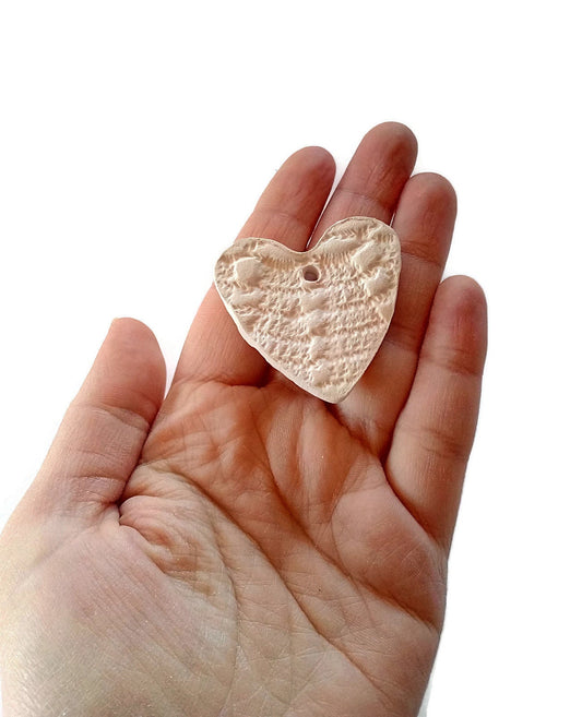 PORTUGUESE WEDDING FAVORS For Guests, Heart Gift Tags, Cute Wedding Favors, Reusable Gift Tag, Ceramic Bisque, Shabby Chic Gift Tag - Ceramica Ana Rafael