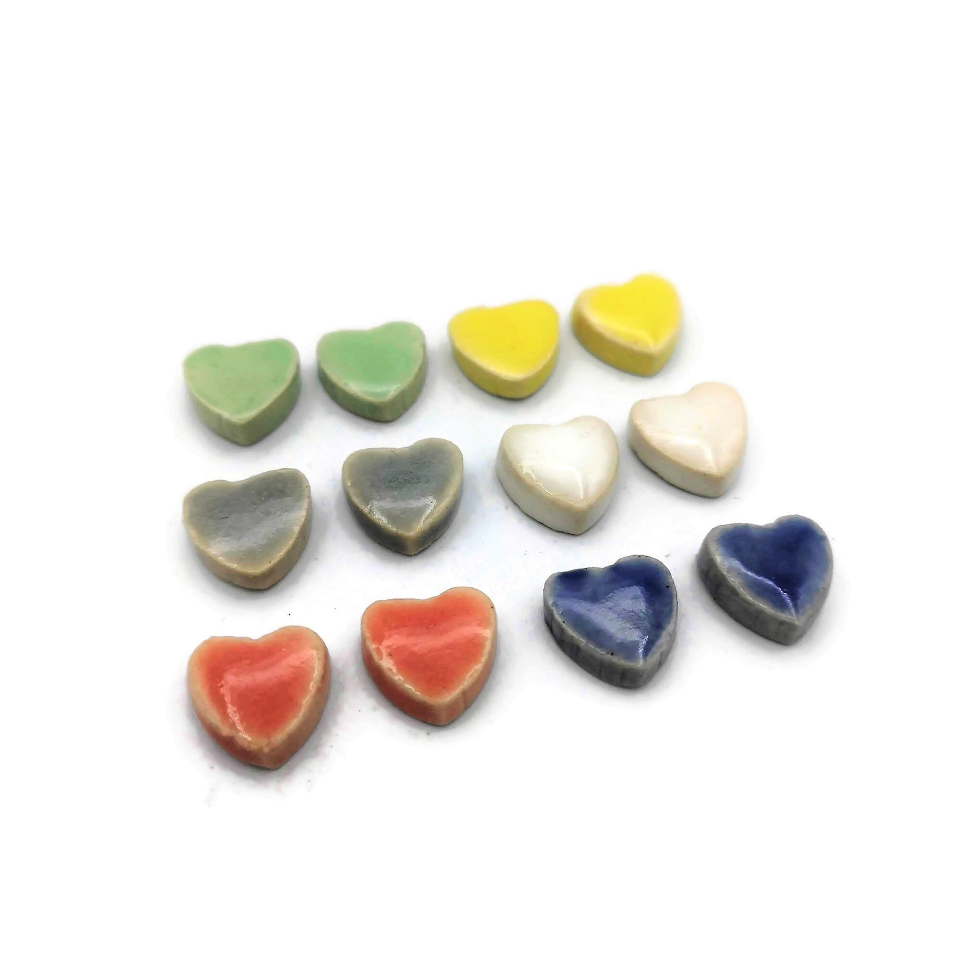 Heart Stud Earrings For Women, Minimalist Novelty Small Stud Earrings Dainty, Best Gifts For Her, Unique Valentines Day Gift For Girlfriend - Ceramica Ana Rafael