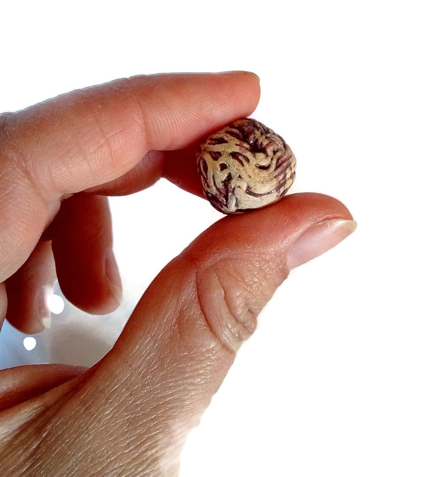 FLATBACK CABOCHON, CERAMIC Jewelry, Cute Cabochons, Set of 6 Assorted Cabochons, No Hole Beads For Decorating, Unique Gift For Mom - Ceramica Ana Rafael