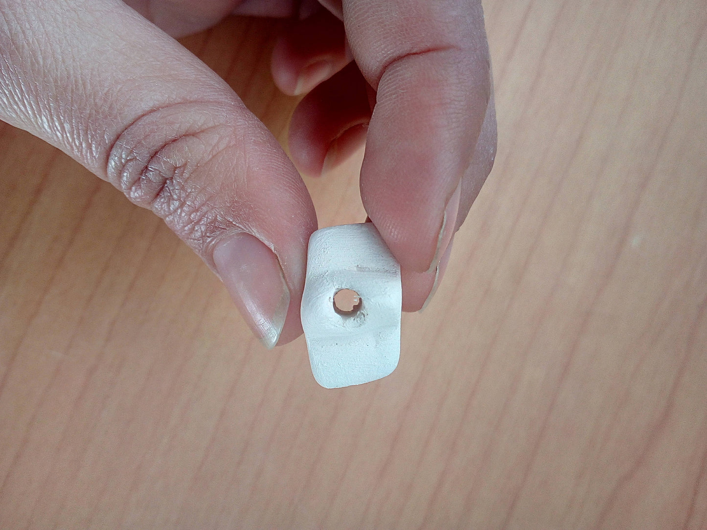 Handmade ceramic bisque beads set for jewelry making, Unfinished Star Beads blank ready to paint - Ceramica Ana Rafael