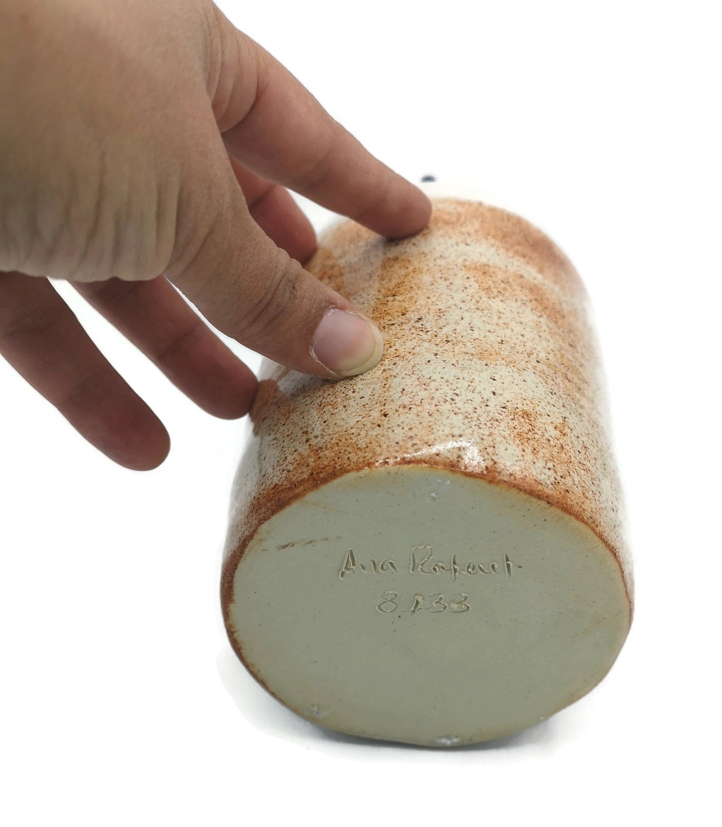 hand thrown pottery olive oil dispenser handmade ceramics, housewarming Gift First Home cooking gifts, speckled stoneware Olive Oil Cruet - Ceramica Ana Rafael