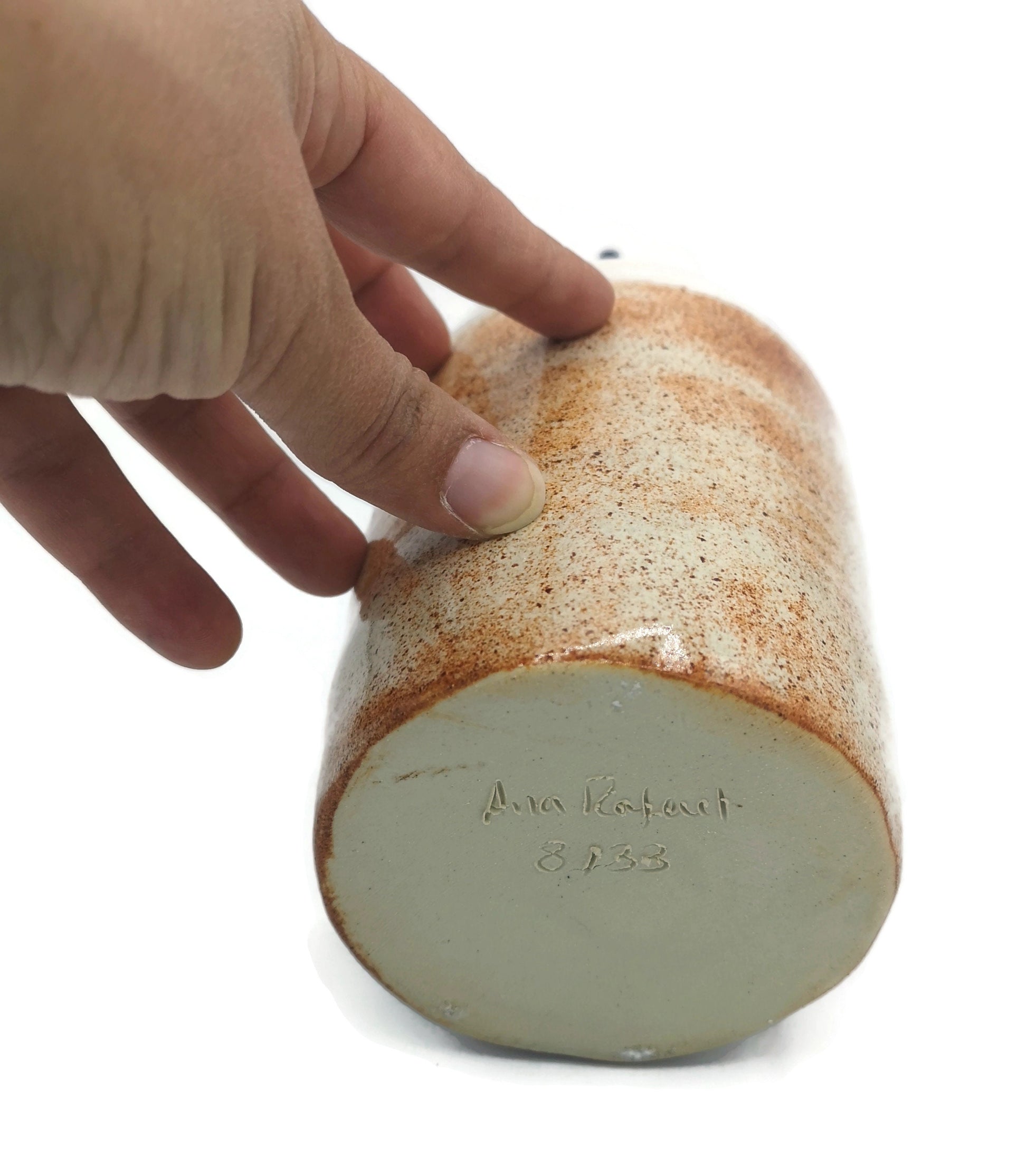 hand thrown pottery olive oil dispenser handmade ceramics, housewarming Gift First Home cooking gifts, speckled stoneware Olive Oil Cruet - Ceramica Ana Rafael