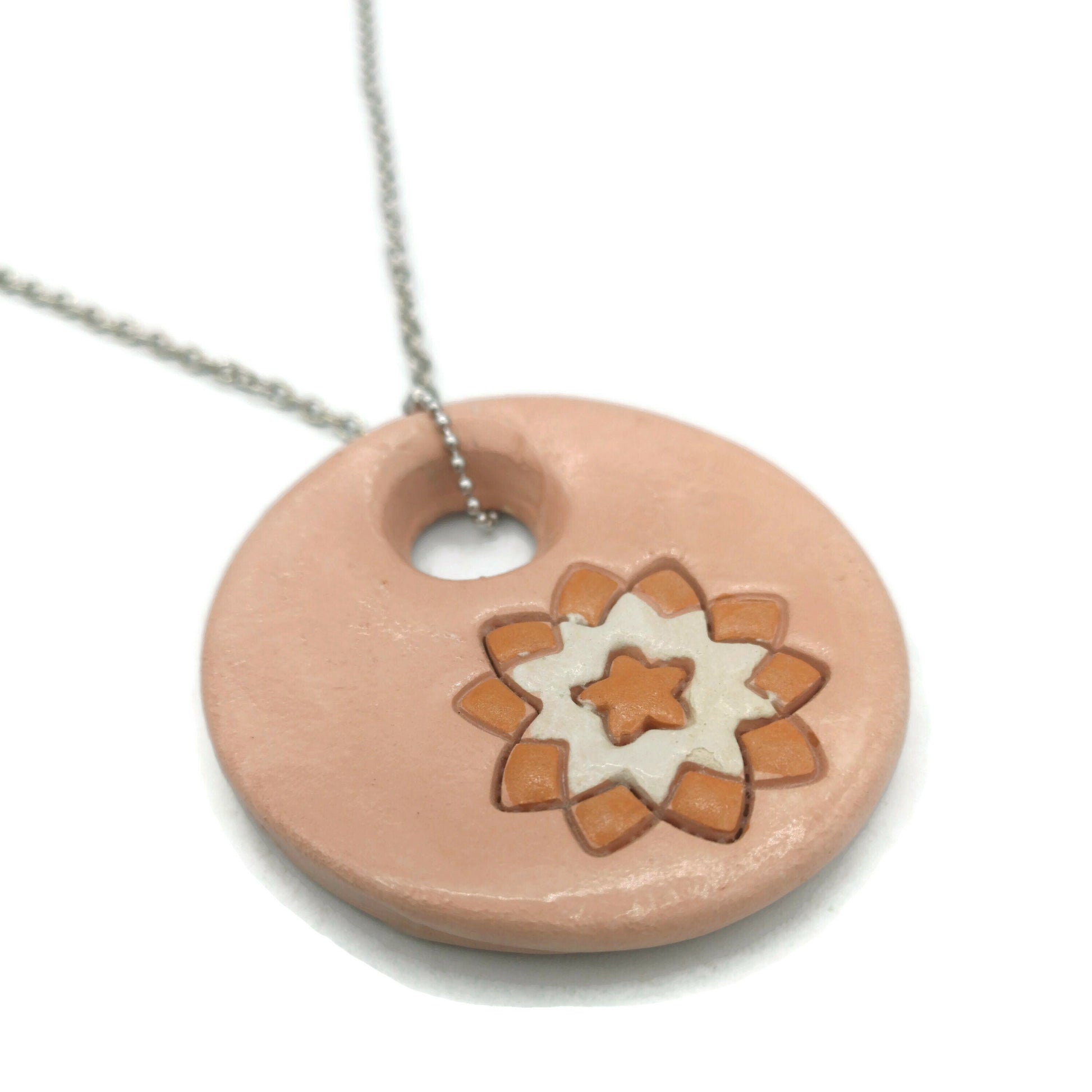 Aesthetic Necklace, Handmade Ceramic Best Gifts For Her, Best Sellers Statement Necklace Mom Birthday Gifts From Daughter, 9th anniversary - Ceramica Ana Rafael