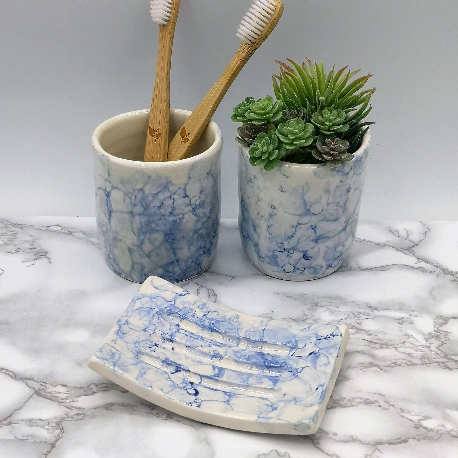 Handmade Ceramic Soap Dish 12cm/4.7in, Soap Bar Holder, Eco Friendly Bathroom Accessories, Zero Waste Clay Tray With Drain - Ceramica Ana Rafael