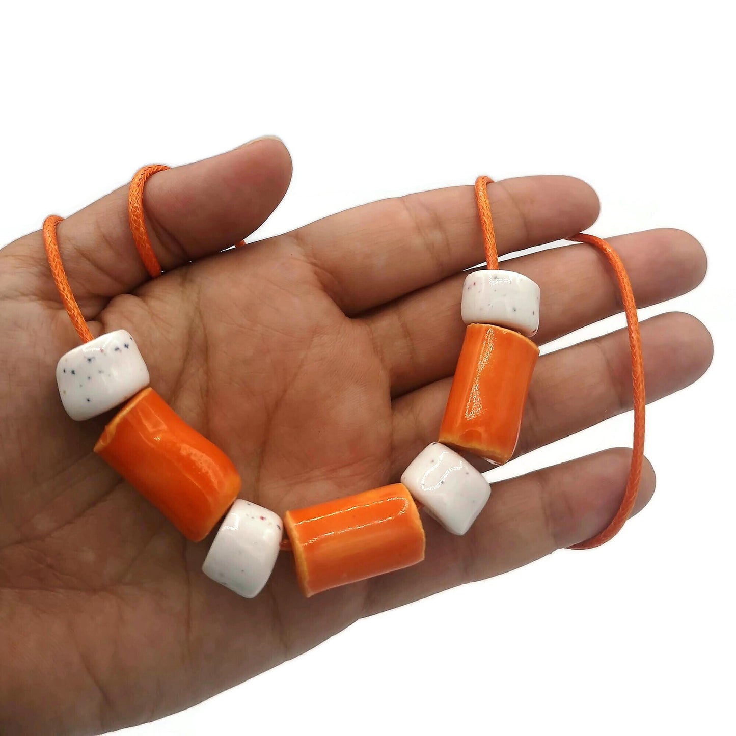 Everyday Necklace, Trendy Beaded Necklace Best Gifts For Her, Boho Statement Necklace, Colorful Aesthetic Mothers Day Gift From Daugher - Ceramica Ana Rafael