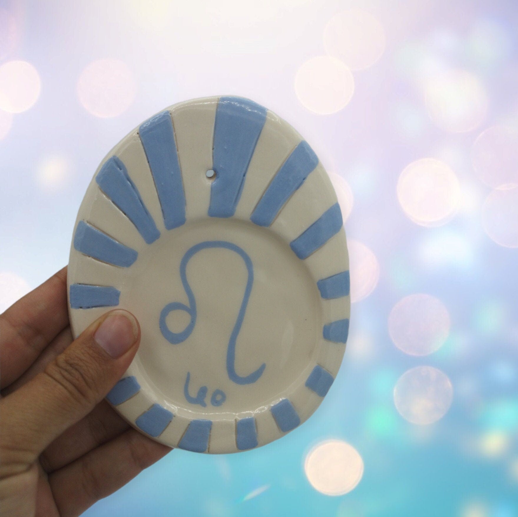 INCENSE STICK HOLDER, Leo Birthday Gift, Mothers Day Gift From Daughter, Clay Incense Holder, Cone Incense Burner, Mom Gift - Ceramica Ana Rafael