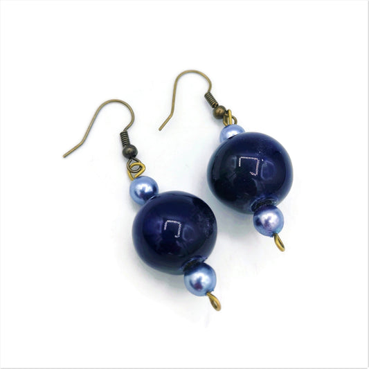 NOVELTY EARRINGS, DANGLE Earring, Unique Aesthetic Earrings, Ceramic 9th Anniversary Gift For Her, Dainty Earrings - Ceramica Ana Rafael