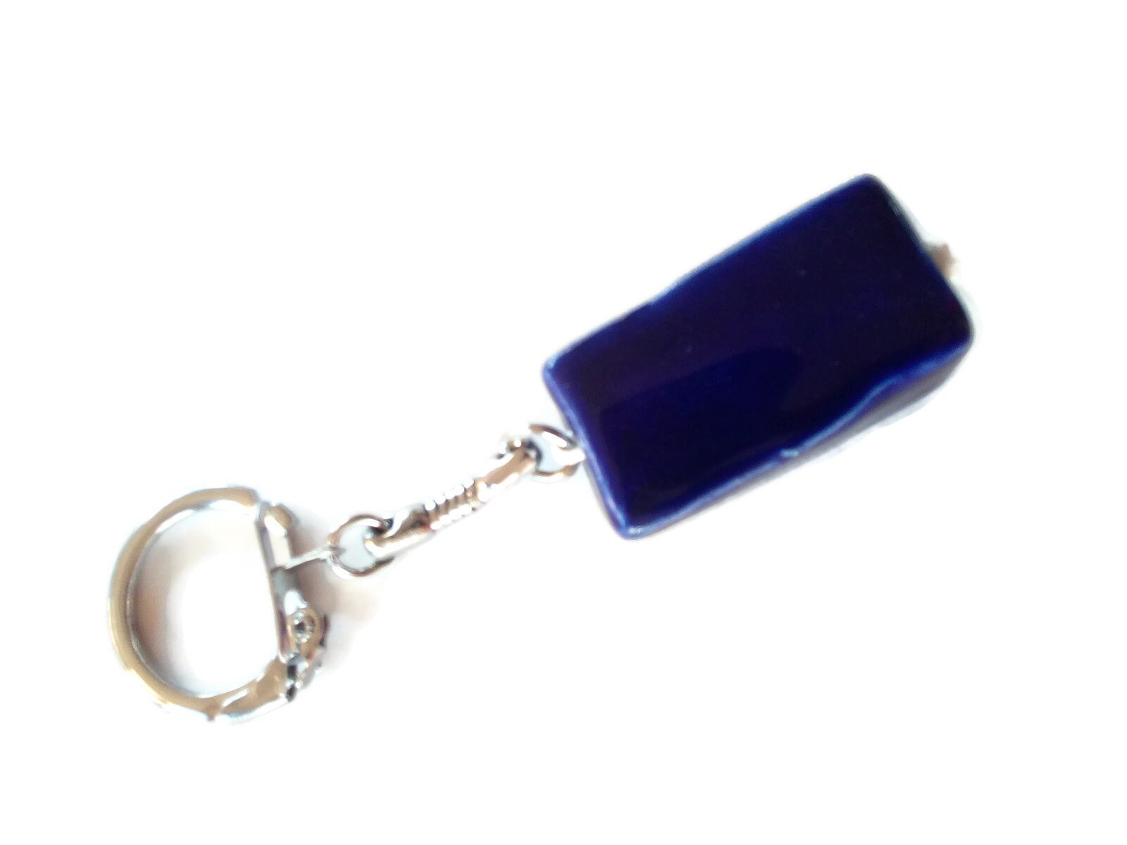 Cool Keychain, Handmade Keyring, Ceramic Customizable Keychain For Men, Daddy Keychain Beaded Accessories - Ceramica Ana Rafael