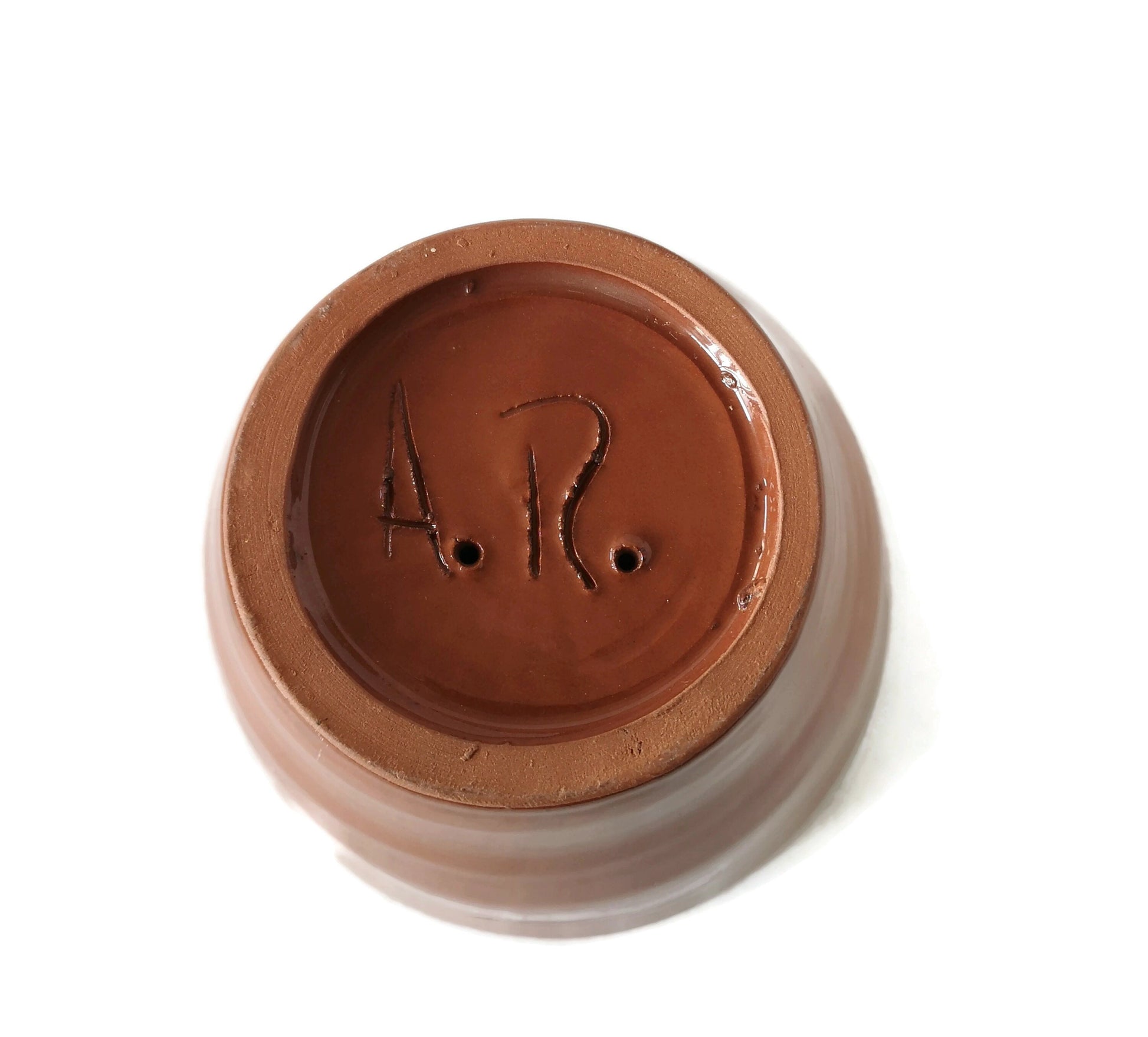 Handmade Ceramic Planter, Decorative Terracotta Cache Pot For Flowers, New Home Gift - Ceramica Ana Rafael