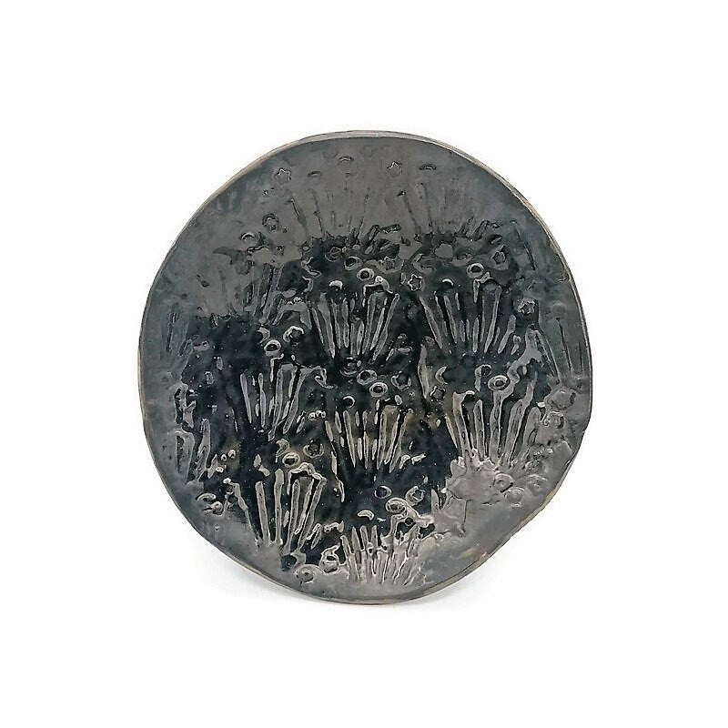 CERAMIC PLATE WALL Decor, Large Serving Plate Dining Room Decor, Unique Dinner Plate, 9th Wedding Anniverssary Gift For Couple, Mom Birthday - Ceramica Ana Rafael