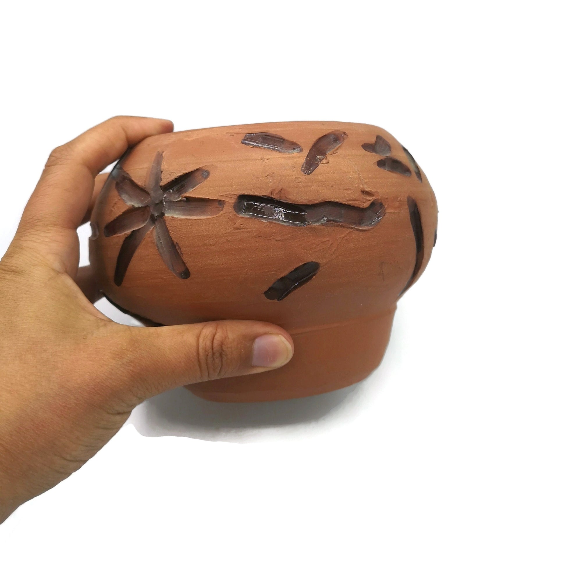 CERAMIC SUCCULENT PLANTER, Terracotta Cache Pot For Cactus, Ceramic Bud Vase Decorative, New Home Gift - Ceramica Ana Rafael