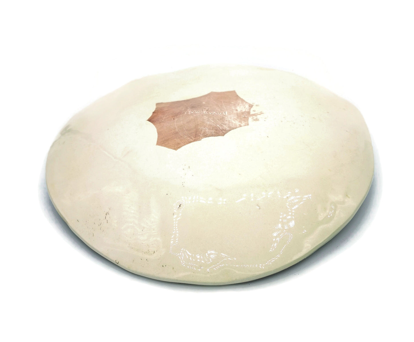 Handmade Ceramic Plate Flower Texture, Wall Decor Best Gifts For Her, Best Seller Plant Mom Gift For Women, Rustic Pottery Plate For Display - Ceramica Ana Rafael