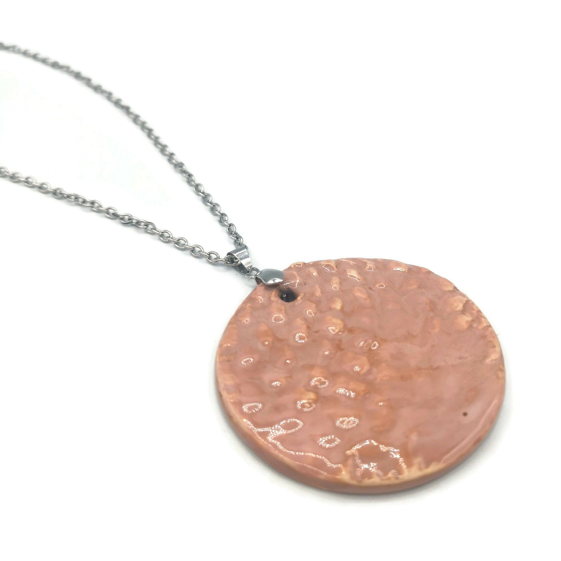 Everyday Necklace, Statement Pendant Necklace Trendy Best Gifts For Her, Aesthetic Mom Birthday Gift From Daughter - Ceramica Ana Rafael