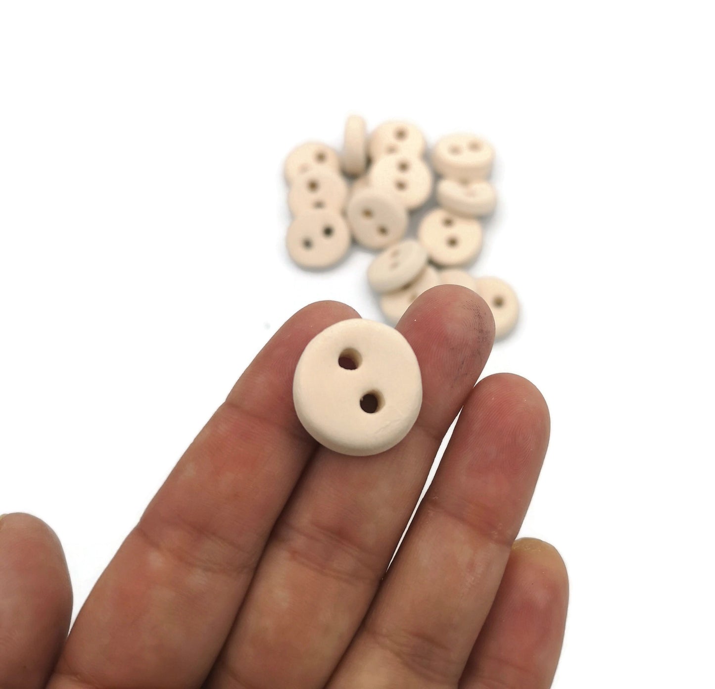 Handmade Ceramic Bisque Sewing Buttons Set Ready To Paint, Blank Unfinished Unpainted Craft Kit, Best Sellers Clothing Accessories - Ceramica Ana Rafael