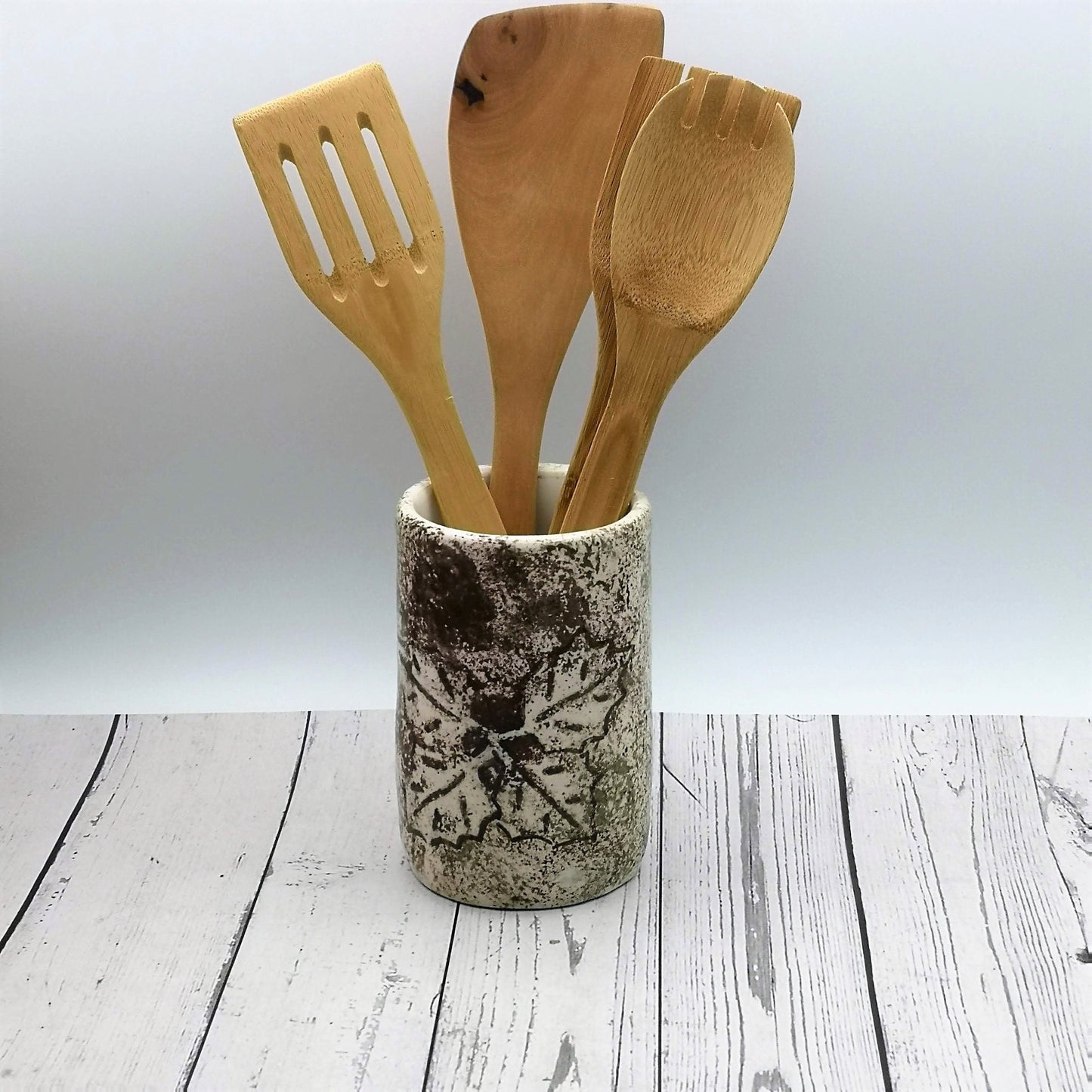 Large Utensil Holder For Kitchen Organization, Housewarming Gift First Home Trending Now, Handmade Ceramic Vase, Mom Birthday Gift - Ceramica Ana Rafael