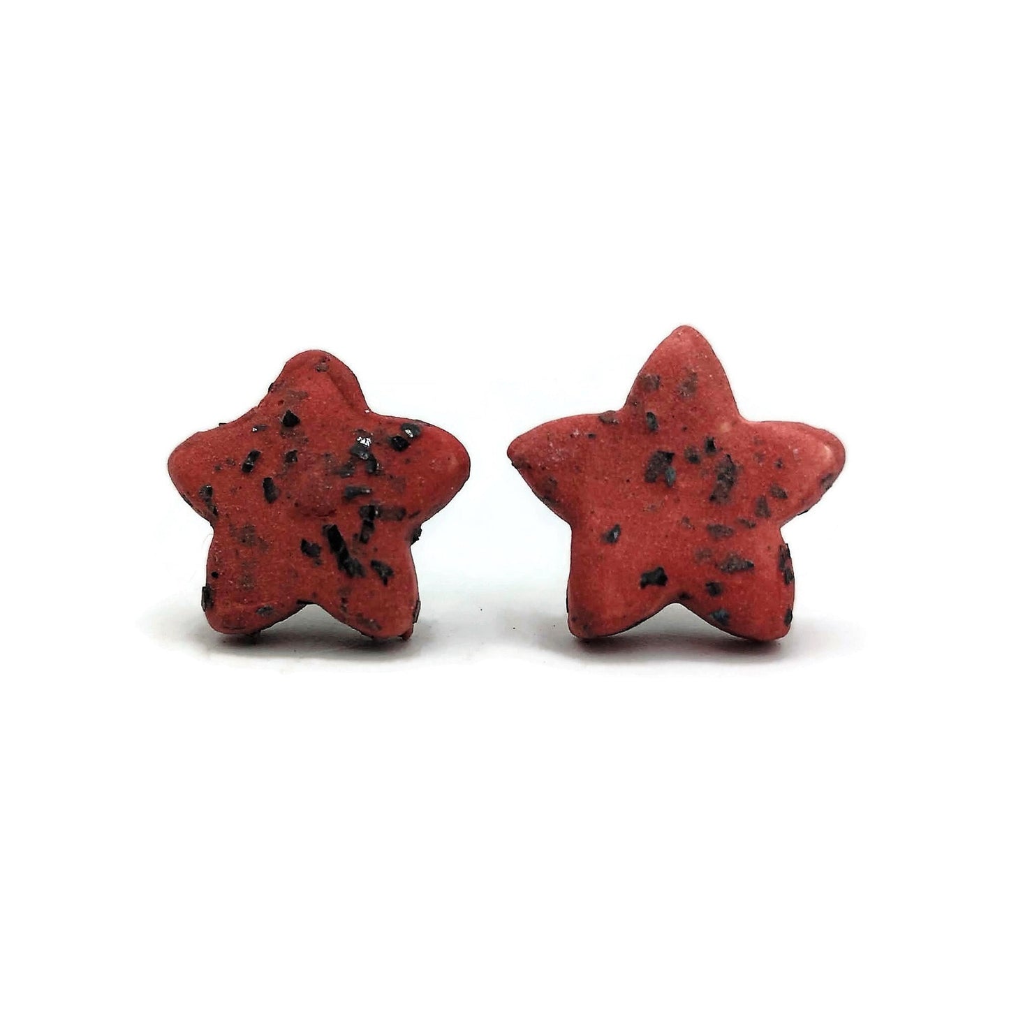Celestial Earrings, Dainty Star Earrings, Ceramic Earrings, Small Stud Earrings Best Gifts For Her, Stocking Stuffers Teen Girl Gifts - Ceramica Ana Rafael