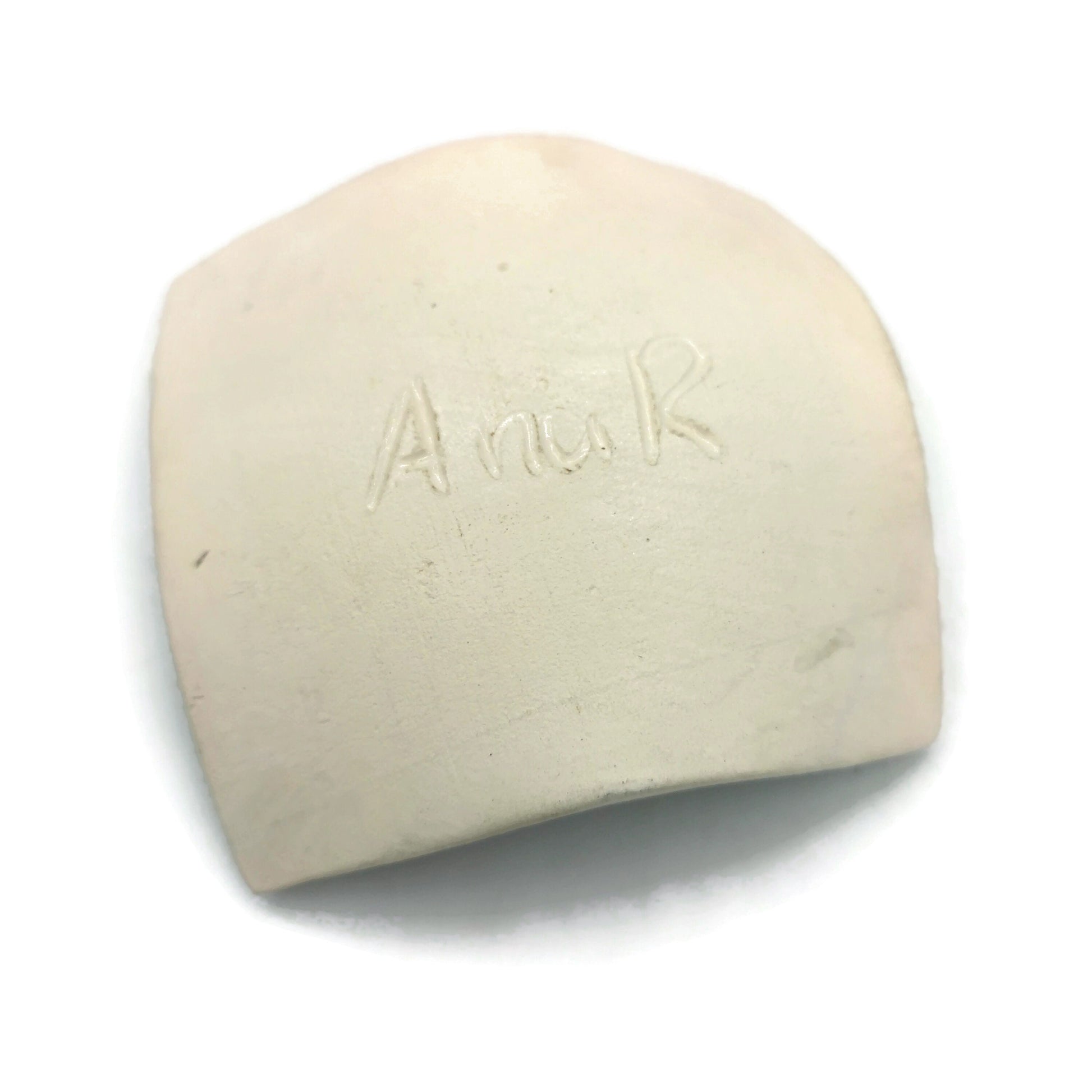 Handmade Ceramic Ring Holder Dish, Set Of 3 Small Square Shape Trinket Dishes For Guest Wedding Favors - Ceramica Ana Rafael