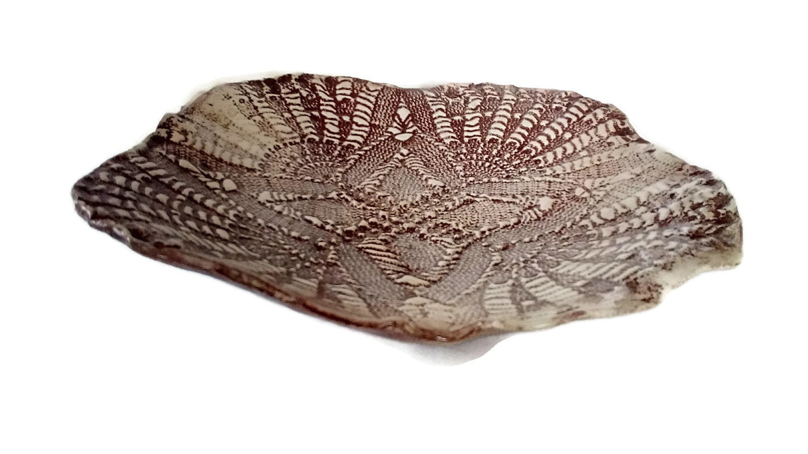 Antique Lace Decorative Ceramic Platter, Portuguese Pottery Best Gifts For Her, Mom Birthday Gift From Son Best Seller Decorative Tray Decor - Ceramica Ana Rafael