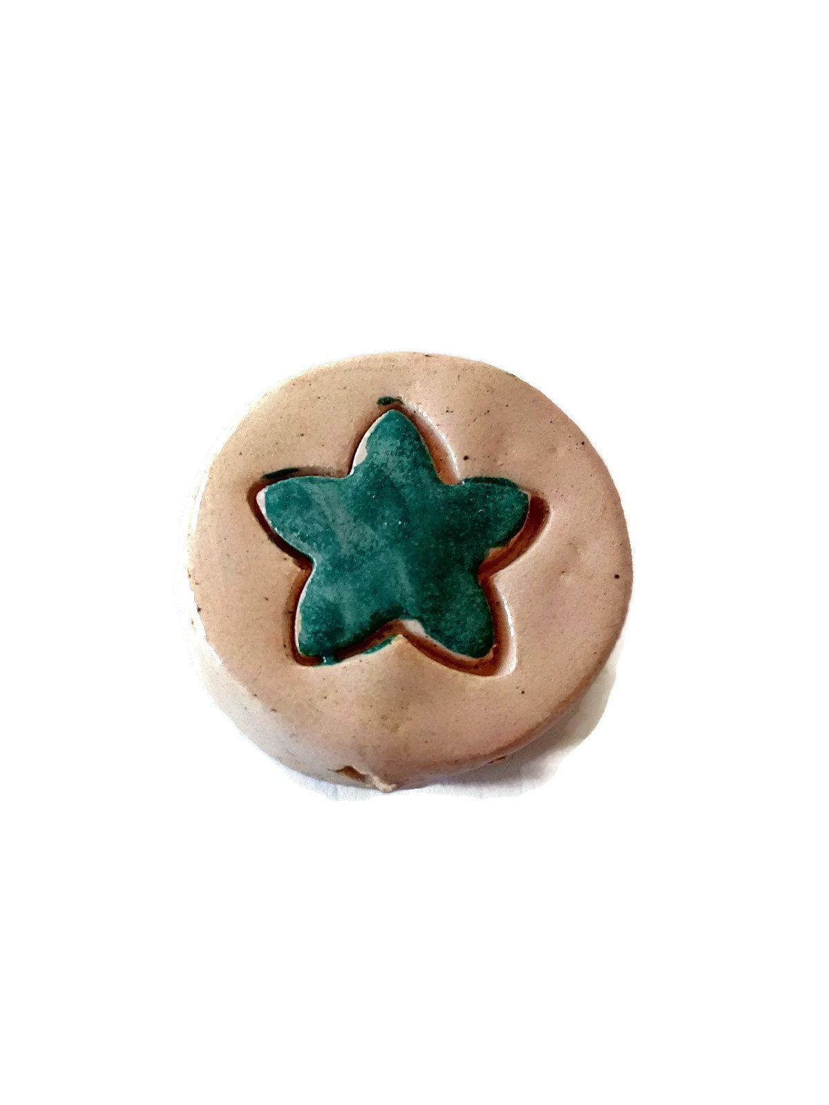 RONDELLE BEAD, CERAMIC Beads, Set of 6 Assorted Jewelry Making Beads 2 mm hole, Clay Beads - Ceramica Ana Rafael