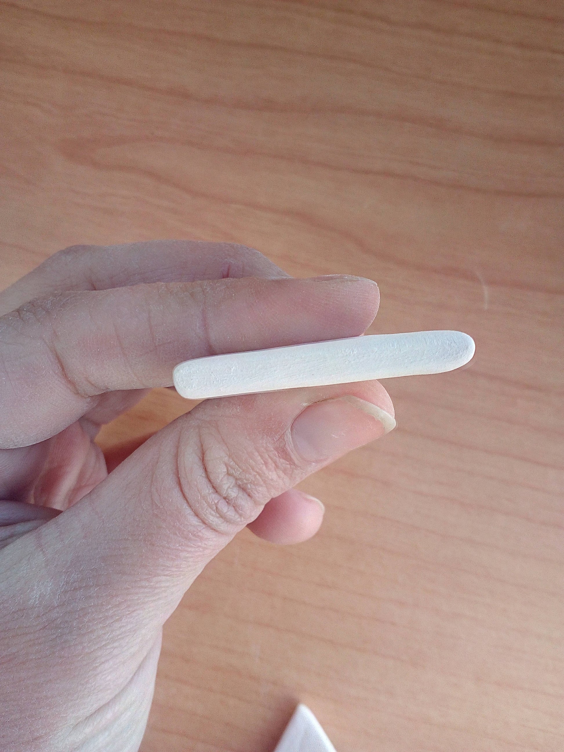 BLANK BUTTONS, TRIANGLE Sewing Buttons For Jewery Making, Set Of 10 Unpainted Ceramic Bisque Ready To Paint, Novelty Buttons, Flat Buttons - Ceramica Ana Rafael