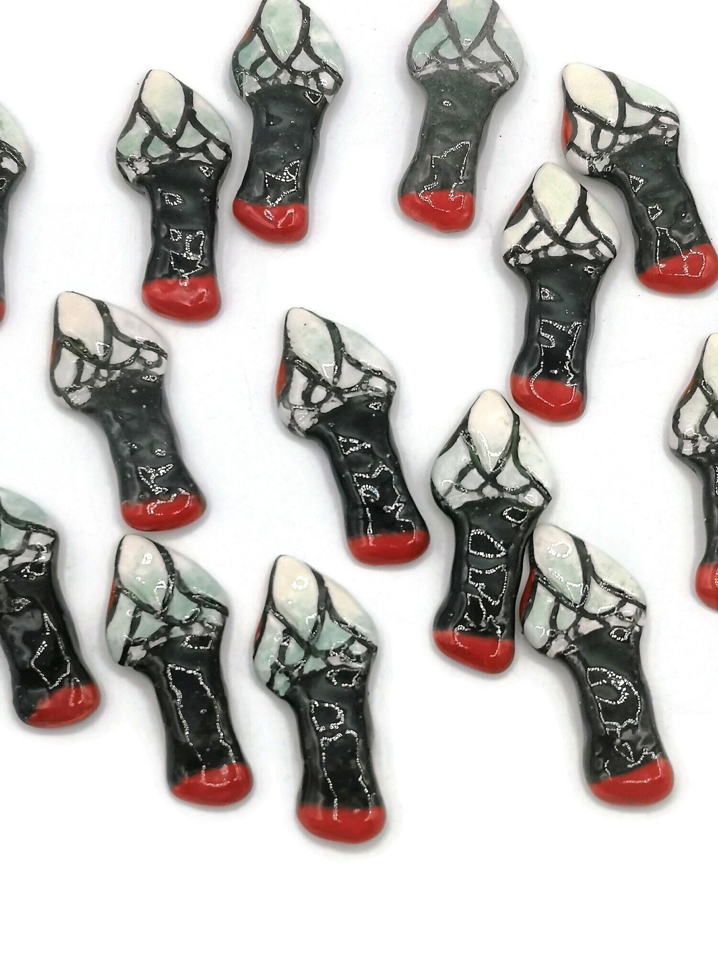 Handmade Ceramic Goose Neck Barnacle Magnet, Refrigerator Magnet, Beach Fridge Magnet For Decoration, Housewarming Gift Portuguese Souvenirs - Ceramica Ana Rafael