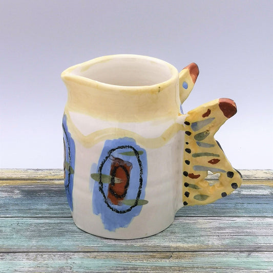 HAND PAINTED PITCHER, Ceramic Vase, Mothers Day Gift From Daughter, Handmade Pottery Vase, Ceramic Water Pitcher, Best Sellers Host Gift - Ceramica Ana Rafael