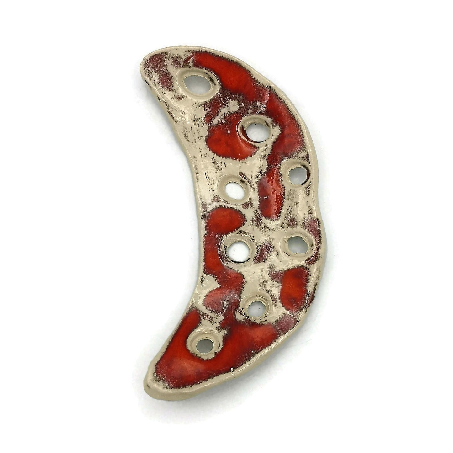 Handmade Ceramic Moon Wall Hanging, Artisan Eclectic Home Decor, Mom Birthday Gift From Daughter, Best Seling Items - Ceramica Ana Rafael