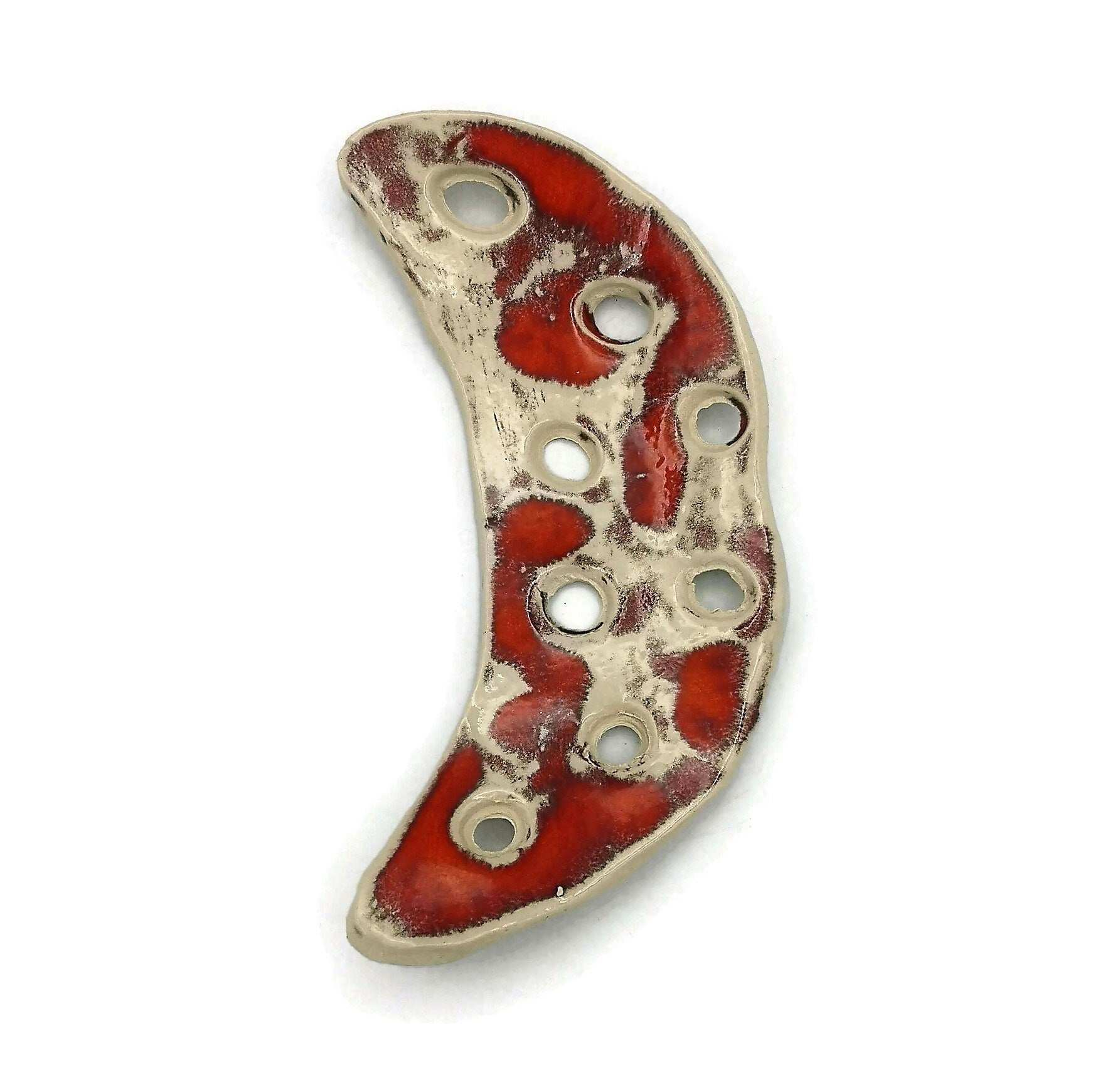 Handmade Ceramic Moon Wall Hanging, Artisan Eclectic Home Decor, Mom Birthday Gift From Daughter, Best Seling Items - Ceramica Ana Rafael