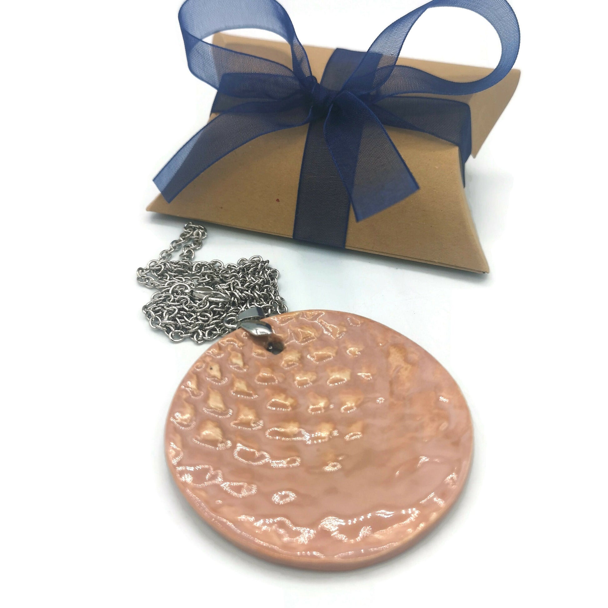 Everyday Necklace, Statement Pendant Necklace Trendy Best Gifts For Her, Aesthetic Mom Birthday Gift From Daughter - Ceramica Ana Rafael