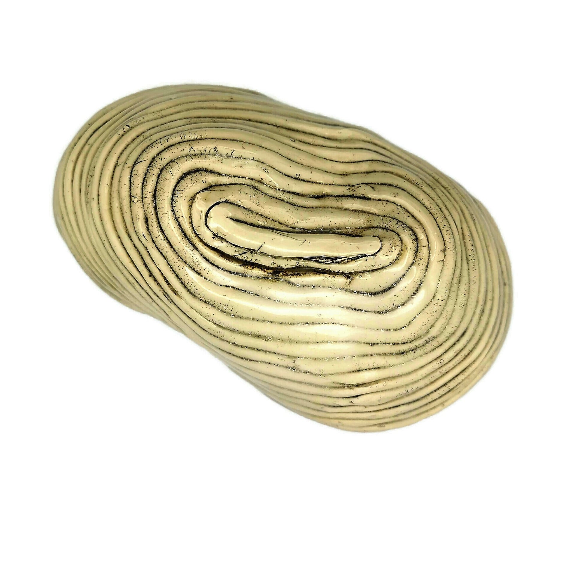 Modern Ceramic Sculpture Hollow Shaped Handmade Contemporary Art, Textured Table Sculpture, Large Floor Vase, Custom Wedding Gift For Couple - Ceramica Ana Rafael