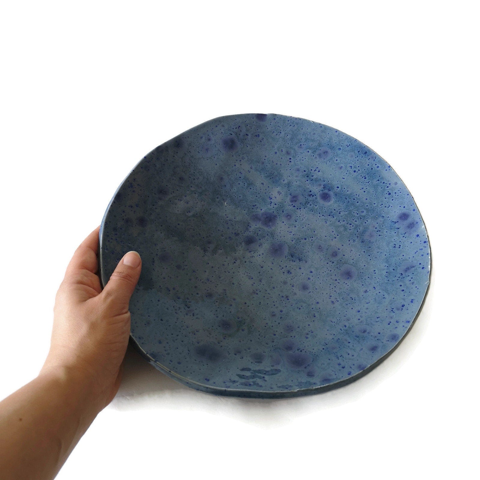 Handmade Ceramic Plate, Serving Plate, Mothers Day Gift For Grandma, Portuguese Pottery Plates, Mom Birtday Gift From Daughter, Decorative - Ceramica Ana Rafael