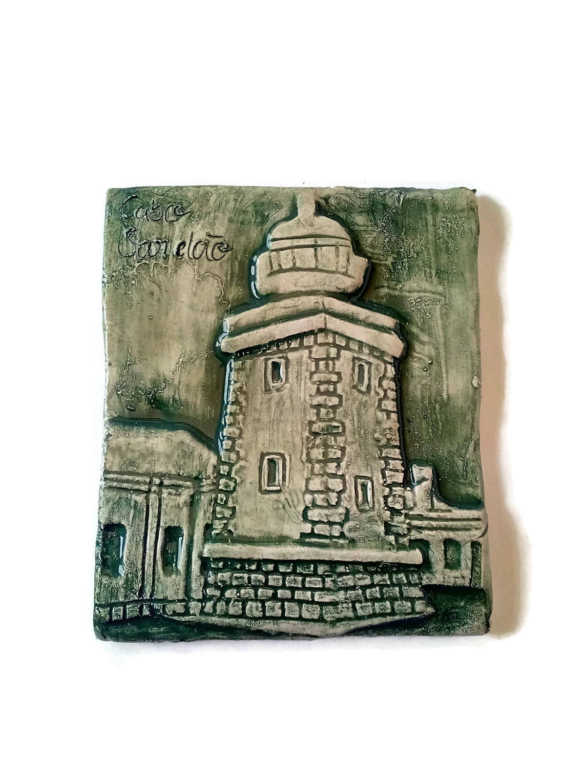 HANDMADE CERAMIC TILES, Lighthouse Wall Hanging Tiles, Portuguese pottery office wall decor Best Gifts For Him, Housewarming Gift First Home - Ceramica Ana Rafael